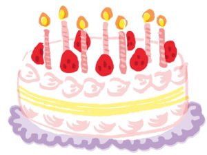 誕生日ケーキ